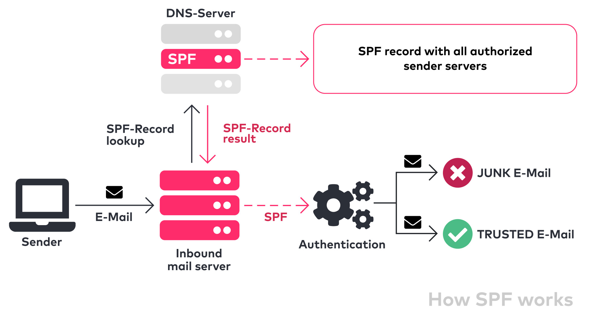 How the SPF record works